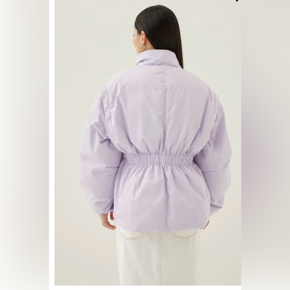 NWT Love bonito puffer jacket and convert to vest purple size l-xl - Picture 13 of 14